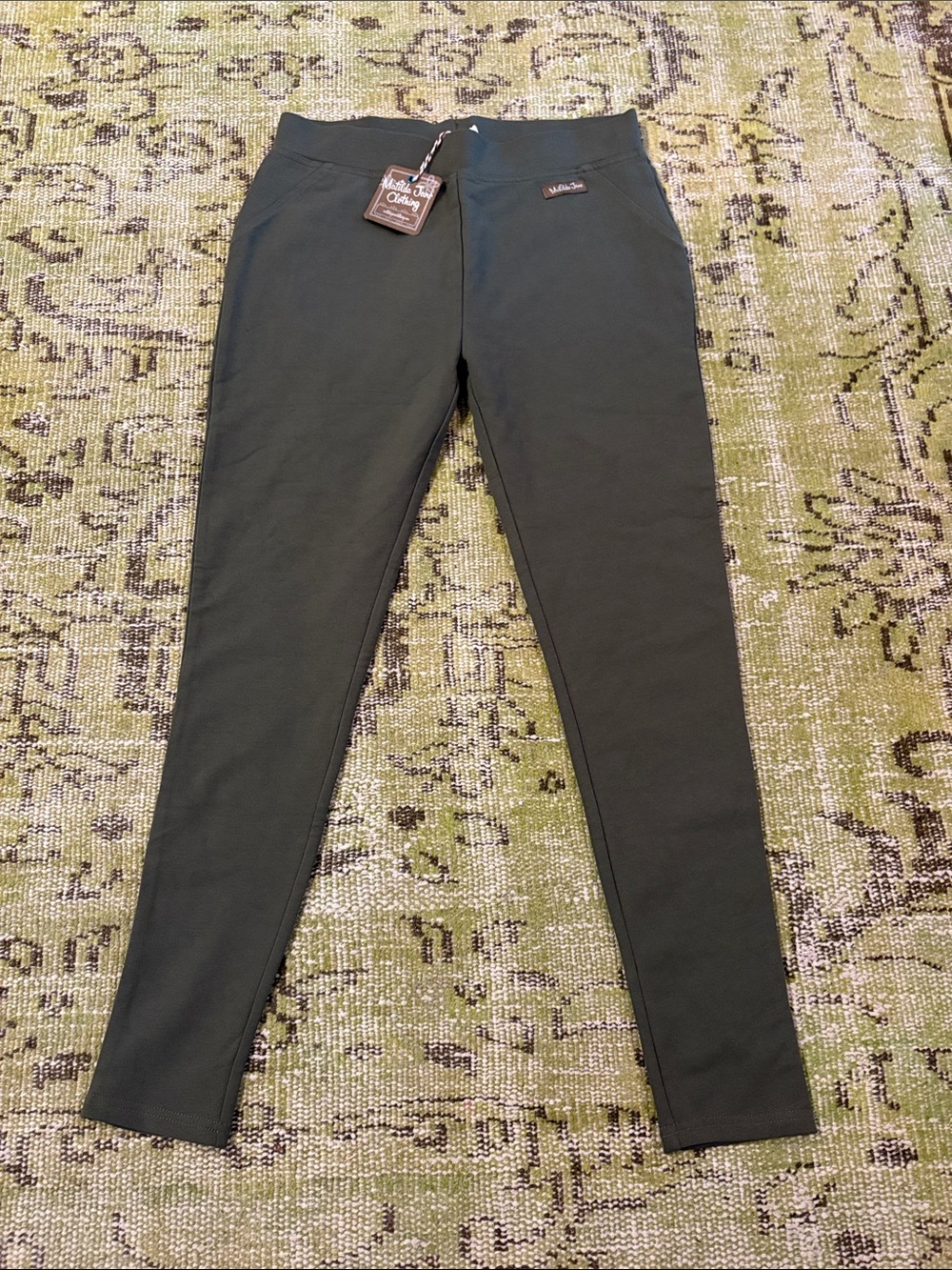 Matilda Jane Olive Green Women’s Jeggings size Large